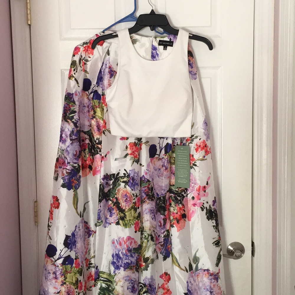 2 Piece Prom Dress